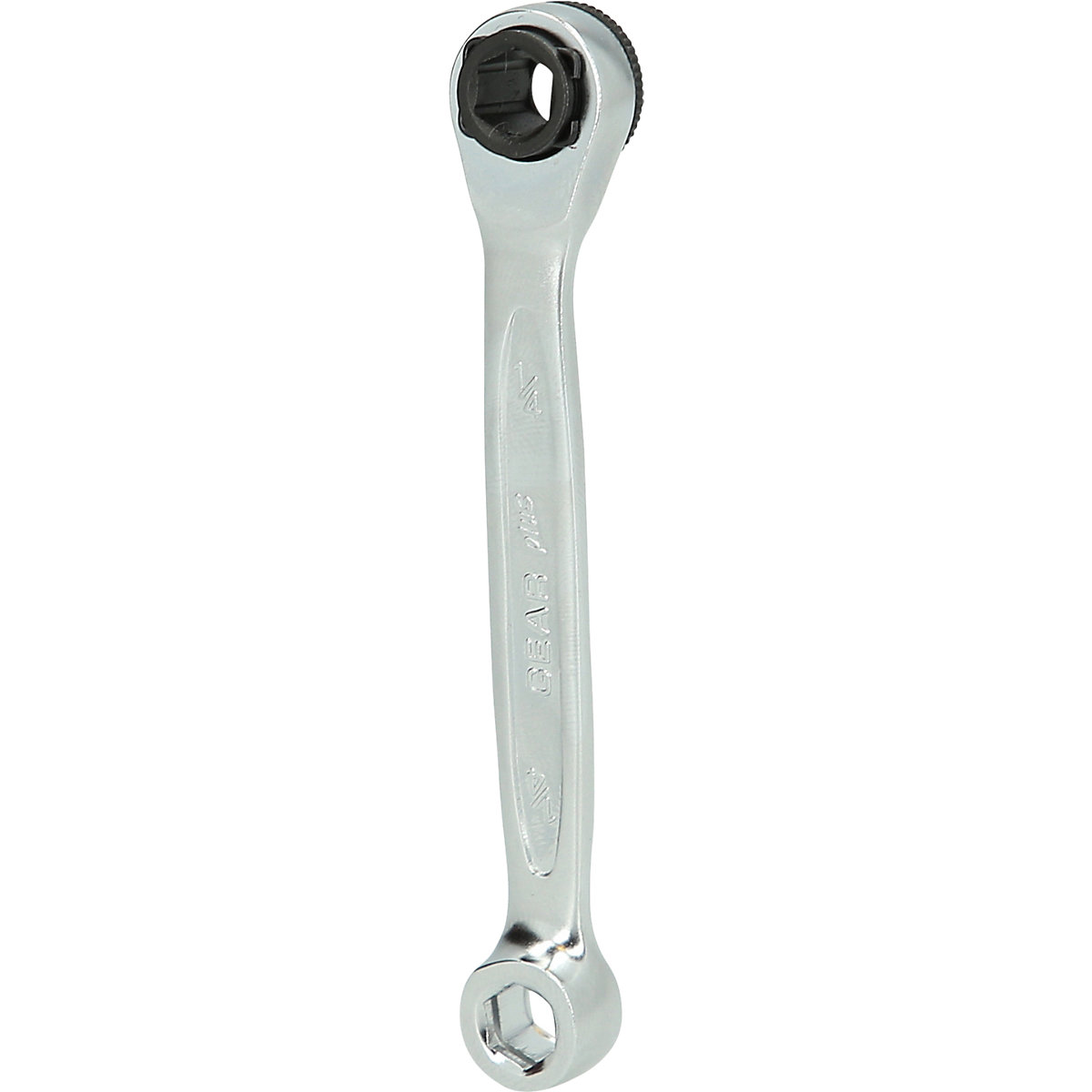 Mini obročasti ključ z ragljo GEARplus, nastavek, preklopna izvedba - KS Tools