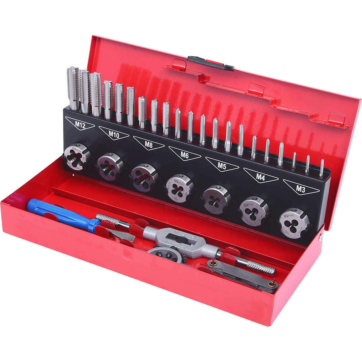 Komplet navojnih rezil HSS Co &ndash; KS Tools