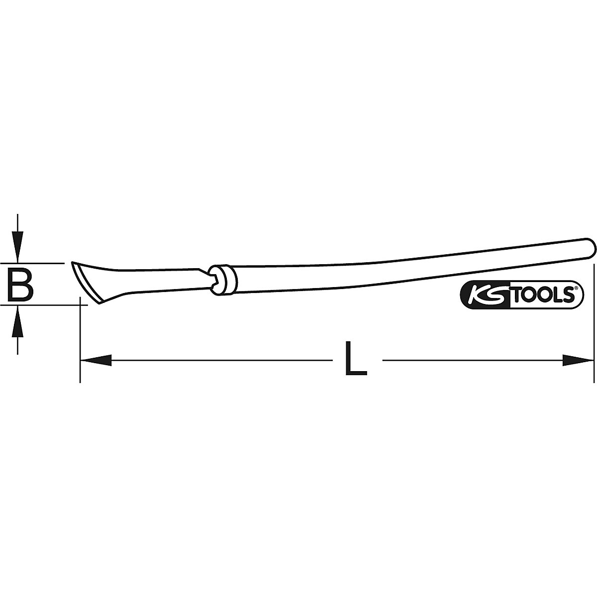 Strgalo za rjo BRONZEplus – KS Tools (Slika izdelka 2)-1