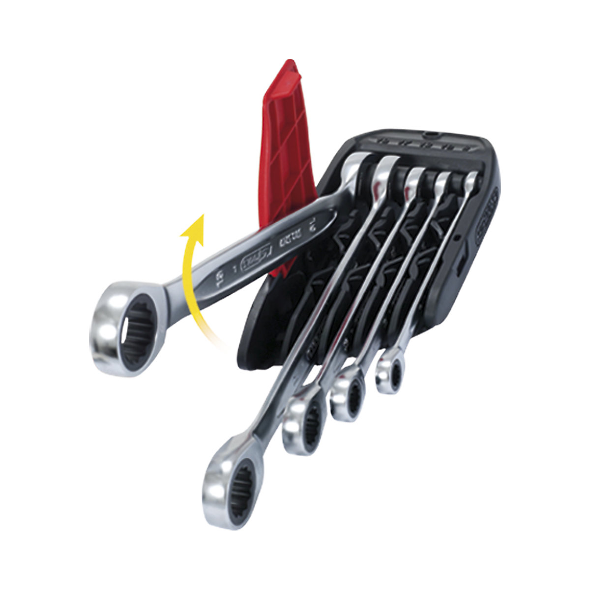 Komplet viličasto-obročastih ključev z ragljo DUO GEARplus® – KS Tools (Slika izdelka 9)-8