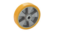 Roda de PU em jante de alumínio
