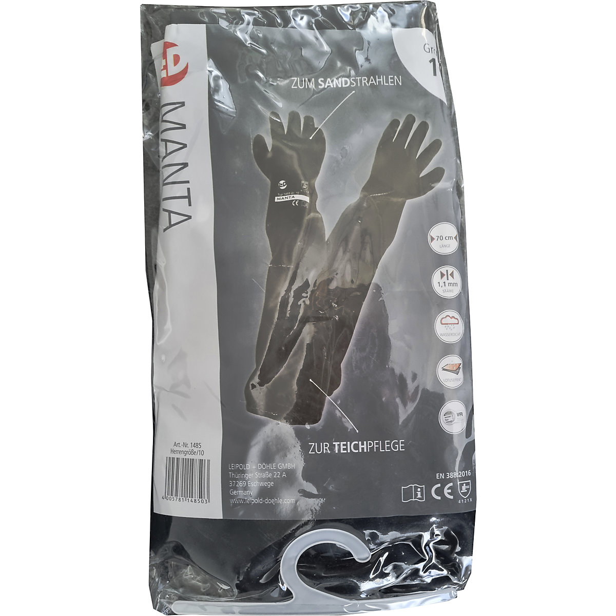Guantes para chorro de arena MANTA – Leipold+Döhle (Imagen del producto 5)-4