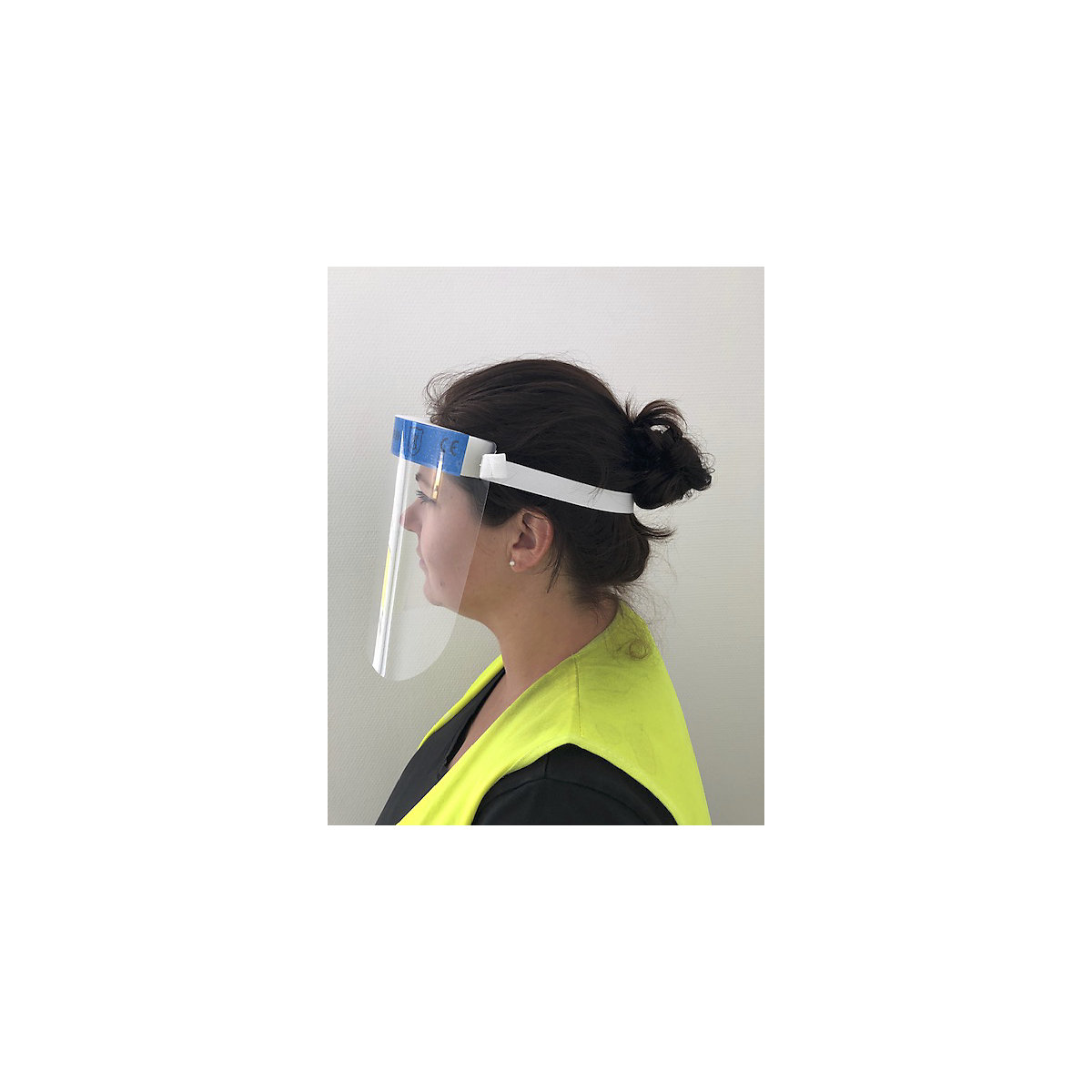 Pantalla protectora facial clearance con gafas