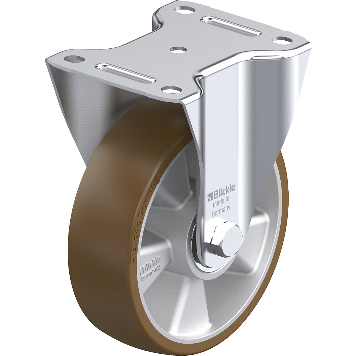 Ruota In Poliuretano Antistatic Con Supporto In Acciaio Per Industria, Diametro 150mm