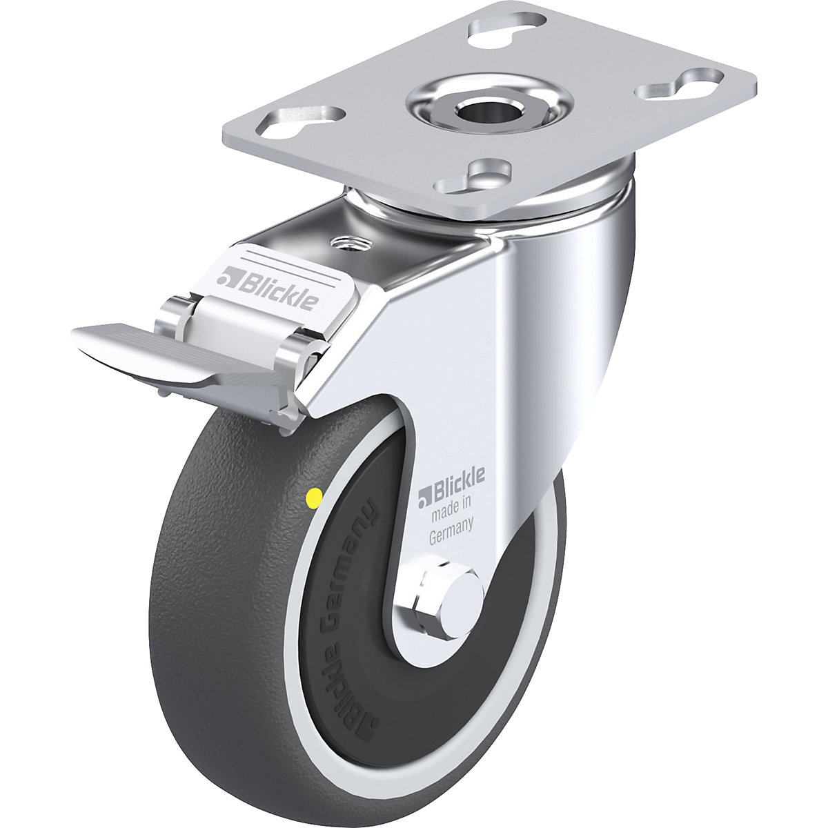 Ruota con supporto girevole per attrezzature LKPA-PATH-FI-ELS - Blickle