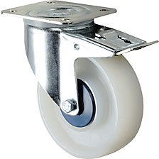 rotella pivottante con fermo doppio