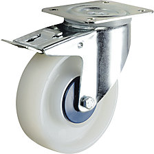 rotella pivottante con fermo doppio