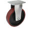 Ruota in poliuretano, dimensioni piastra 138 x 110 mm