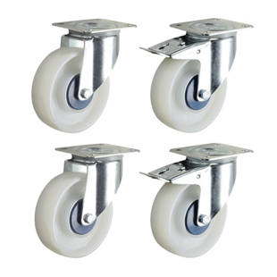 Set di ruote in poliammide, grigie