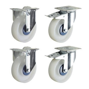 Set di ruote in poliammide, grigie