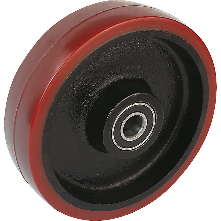 Ruote Transpallet Rullo Misura 65x85 In Poliuretano Completo Di Cuscinetto Foro 25 Mm E Riduzione Per Foro 12 Mm Per Transpallet E Carrelli Ruote Per Transpallet - Foto 7