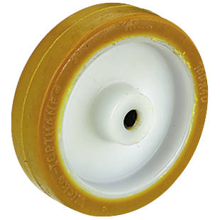 Ruota in poliuretano su cerchione in poliammide