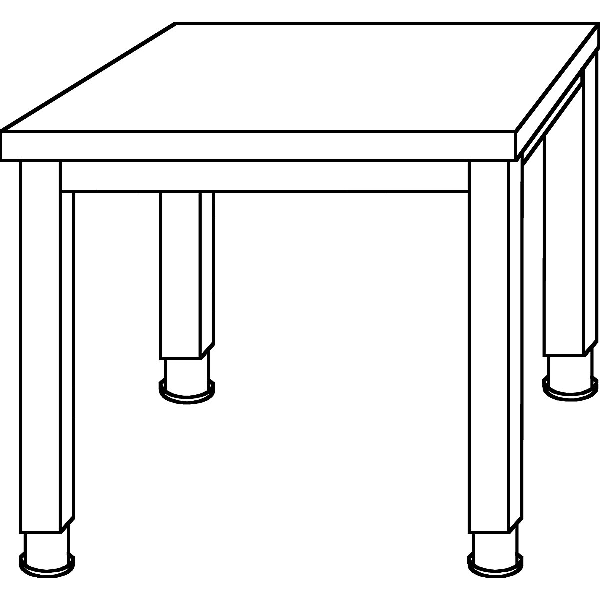 Psací stůl RENATUS – eurokraft pro (Obrázek výrobku 3)-2