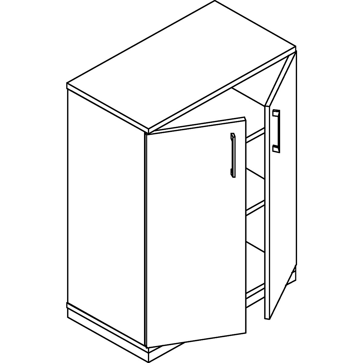 Armário de portas de batente THEA (Imagem do produto 3)-2