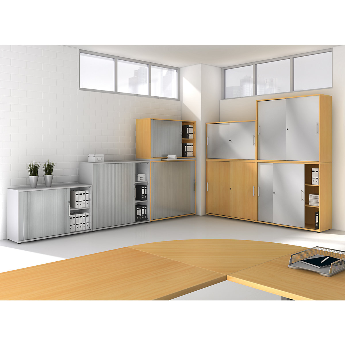 Armoire à rideau vertical (Illustration du produit 2)-1