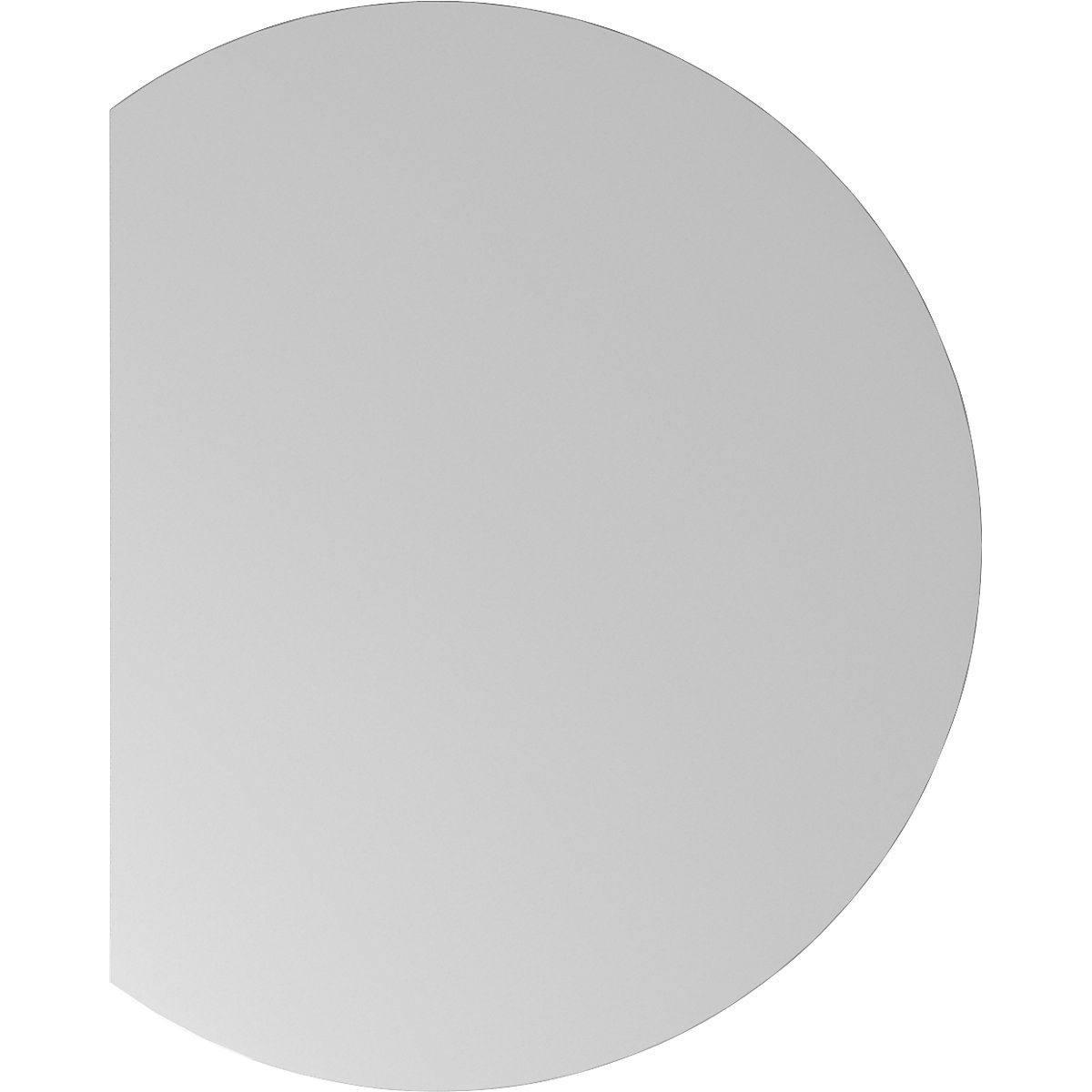 Retour VERA-ZWO, réglable en hauteur, l x p 800 x 1000 mm, plateau gris clair, piétement coloris aluminium-4