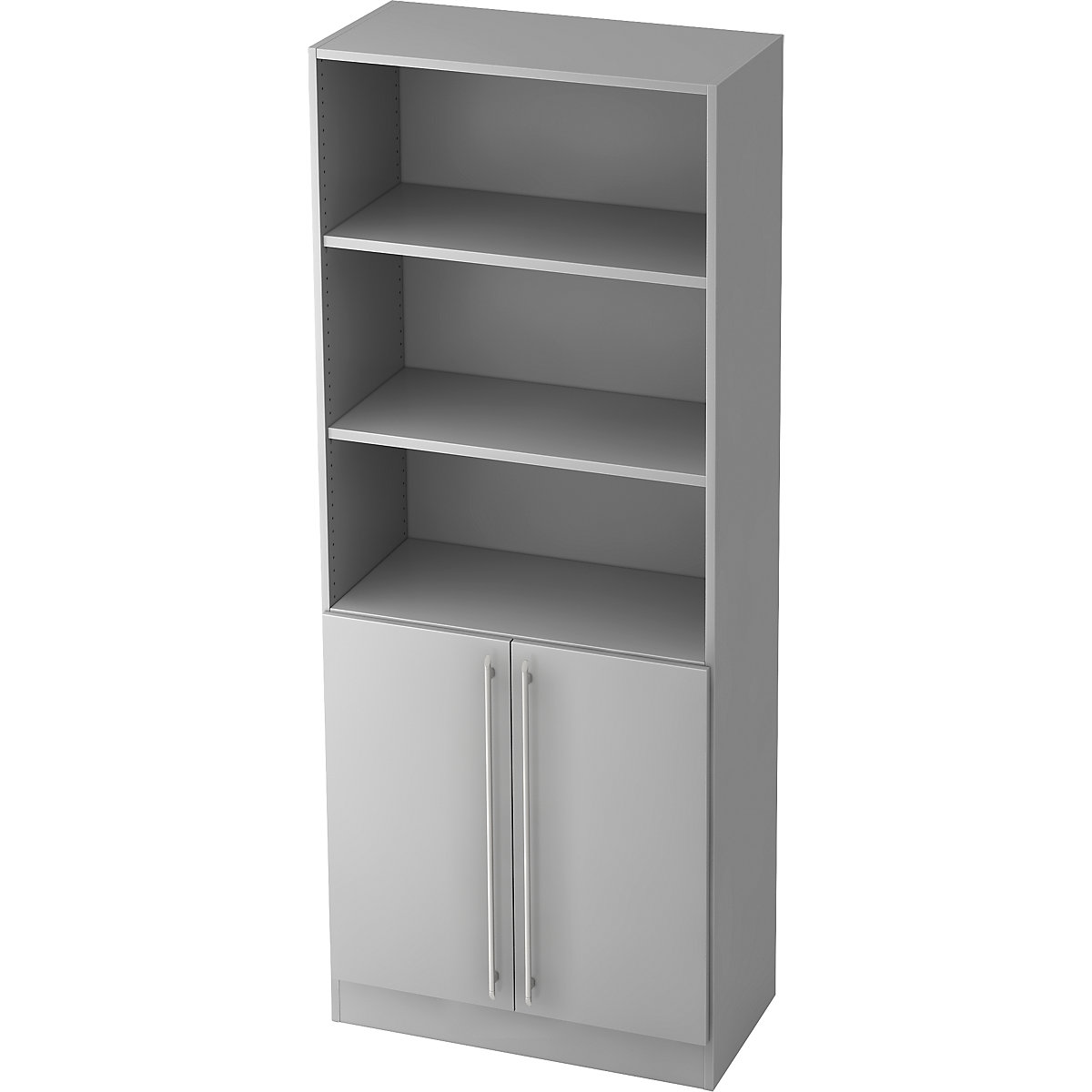 Armoire et rayonnages combinés