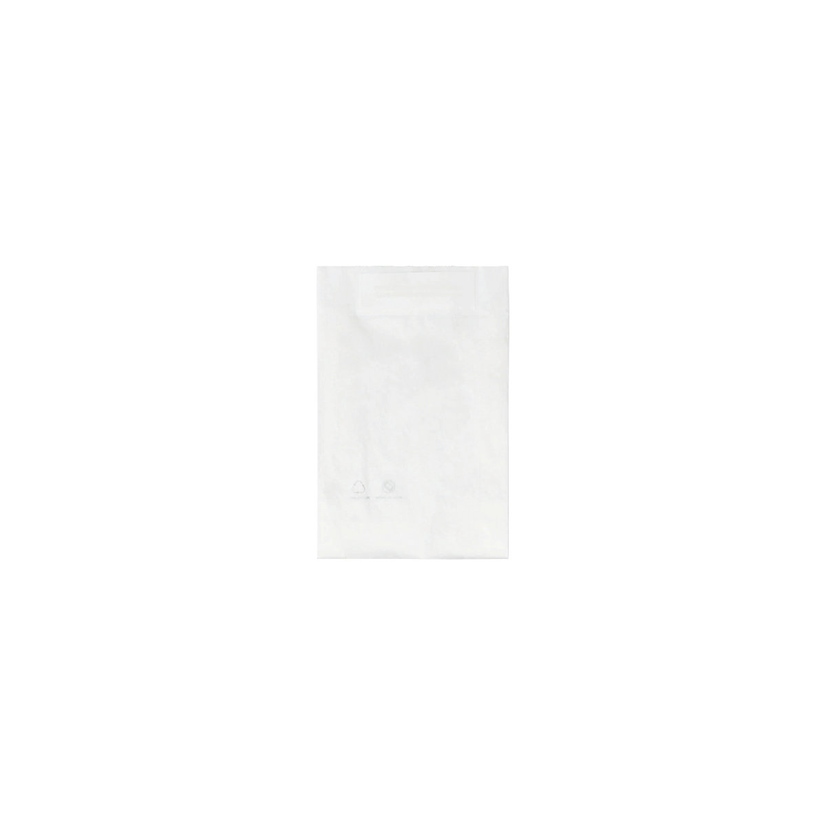 Sacchetti piatti con strisce adesive – terra, in carta pergamina, lungh. x largh. 200 x 150 mm, conf. da 250 pz.-2
