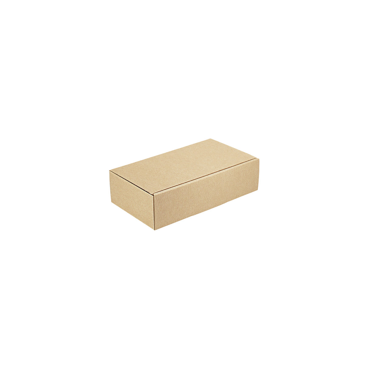 Confezione regalo a onda nuda per bottiglie – ratioform, per 2 bottiglie, naturale, a partire da 10 pz.-1
