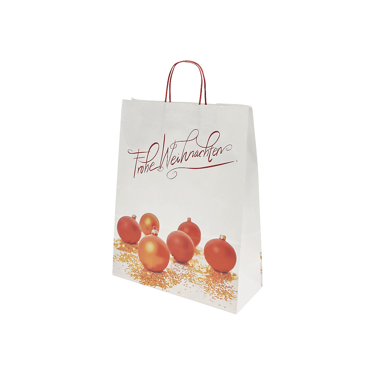 Sacchetto di carta con palline di Natale - ratioform