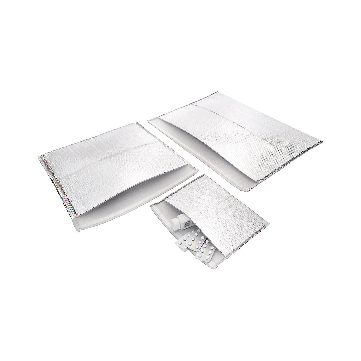 Sachet isotherme matelass rev tement aluminium lot de 10