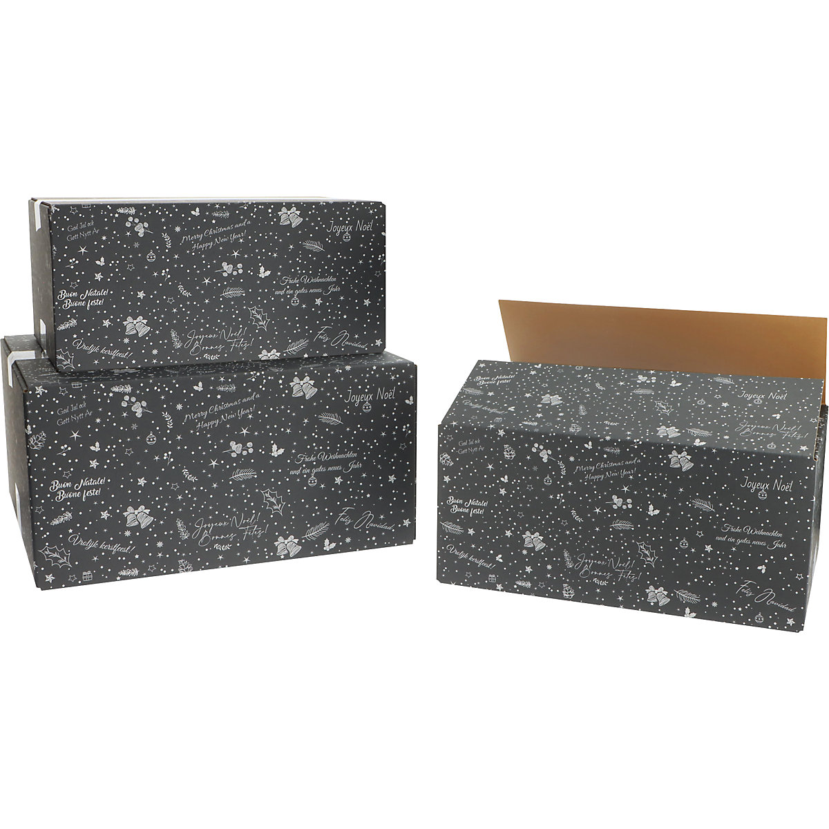 Carton d'expédition motif Christmas Allover – ratioform (Illustration du produit 3)-2