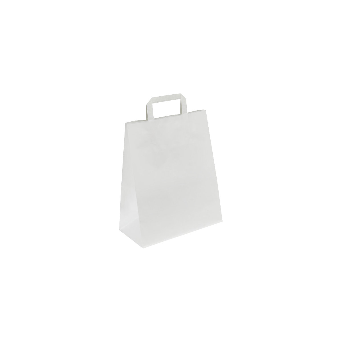 Sac papier, blanc, L x l x h 400 x 160 x 450 mm, 100 g/m², lot de 200, à partir de 10 lots-5