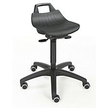 siyah sert plastik oturma y&uuml;zeyi