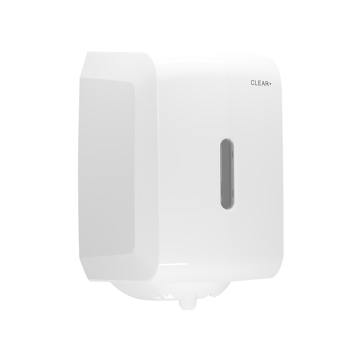 Hand- en poetsdoekdispenser, binnenafrolling Clear+ – CWS (Productafbeelding 3)-2