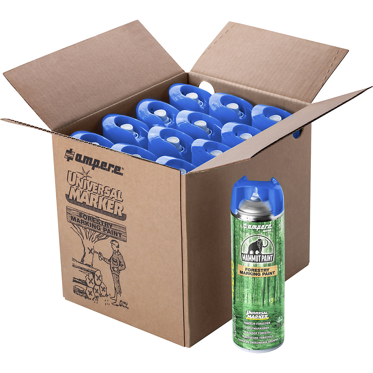Marcatore forestale Mammut Paint Universal Marker® Fluo – Ampere (Foto prodotto 2)-1