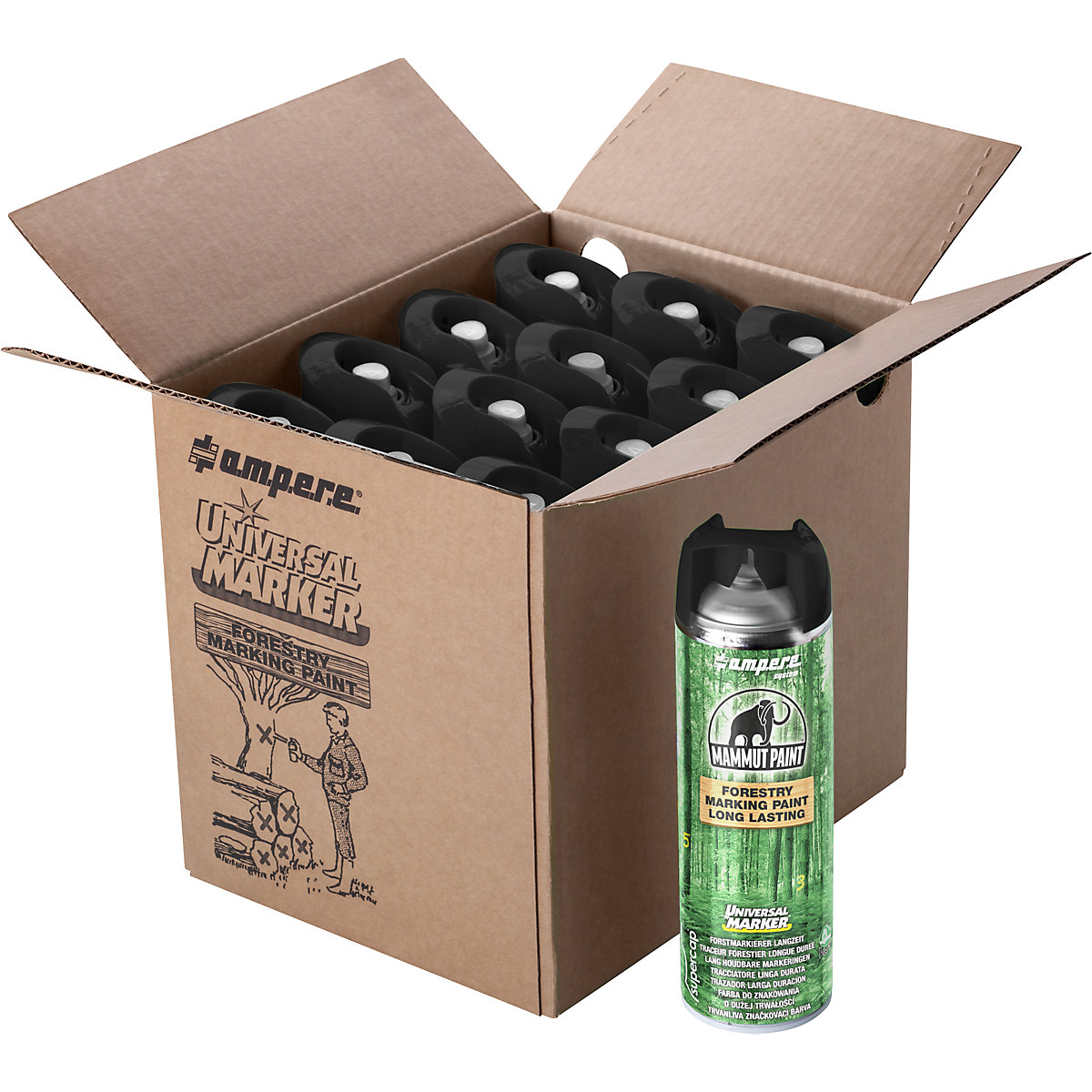 Marcatore forestale Mammut Paint Universal Marker® a lunga durata – Ampere (Foto prodotto 2)-1