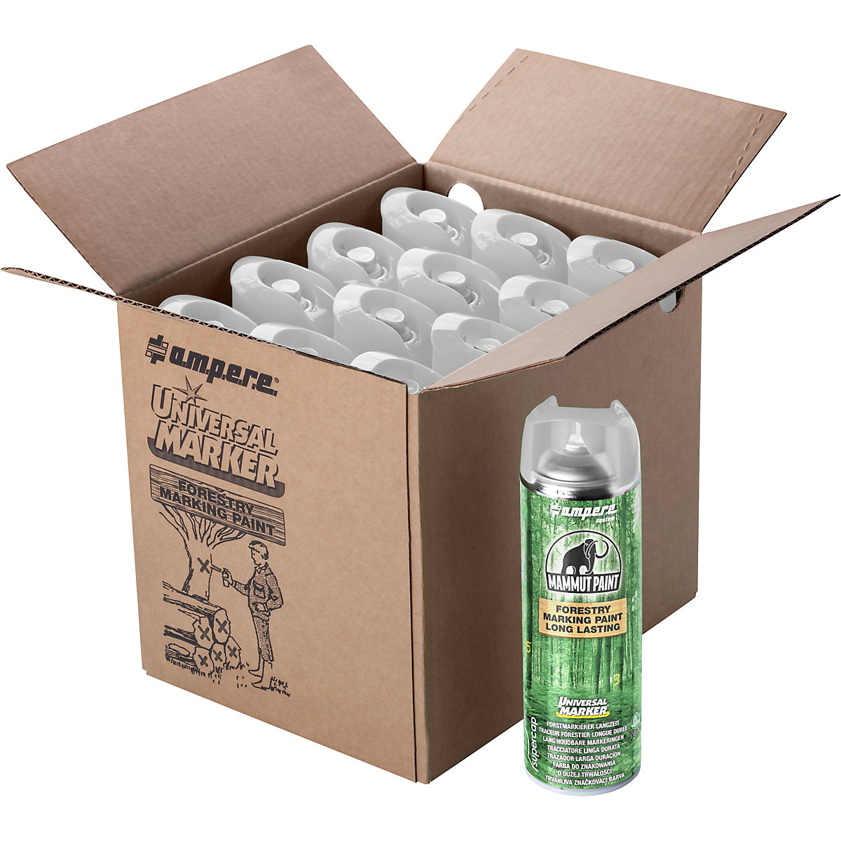 Marcatore forestale Mammut Paint Universal Marker® a lunga durata – Ampere (Foto prodotto 2)-1