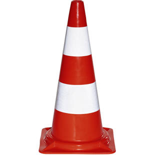Cono segnaletico in PVC