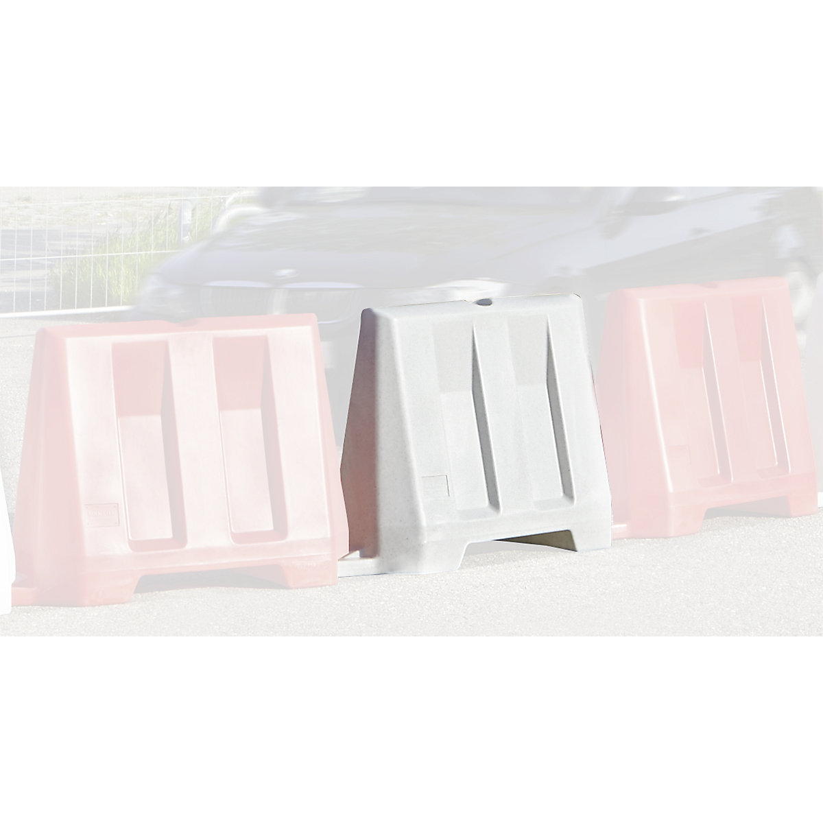 Barriera New Jersey, plastica