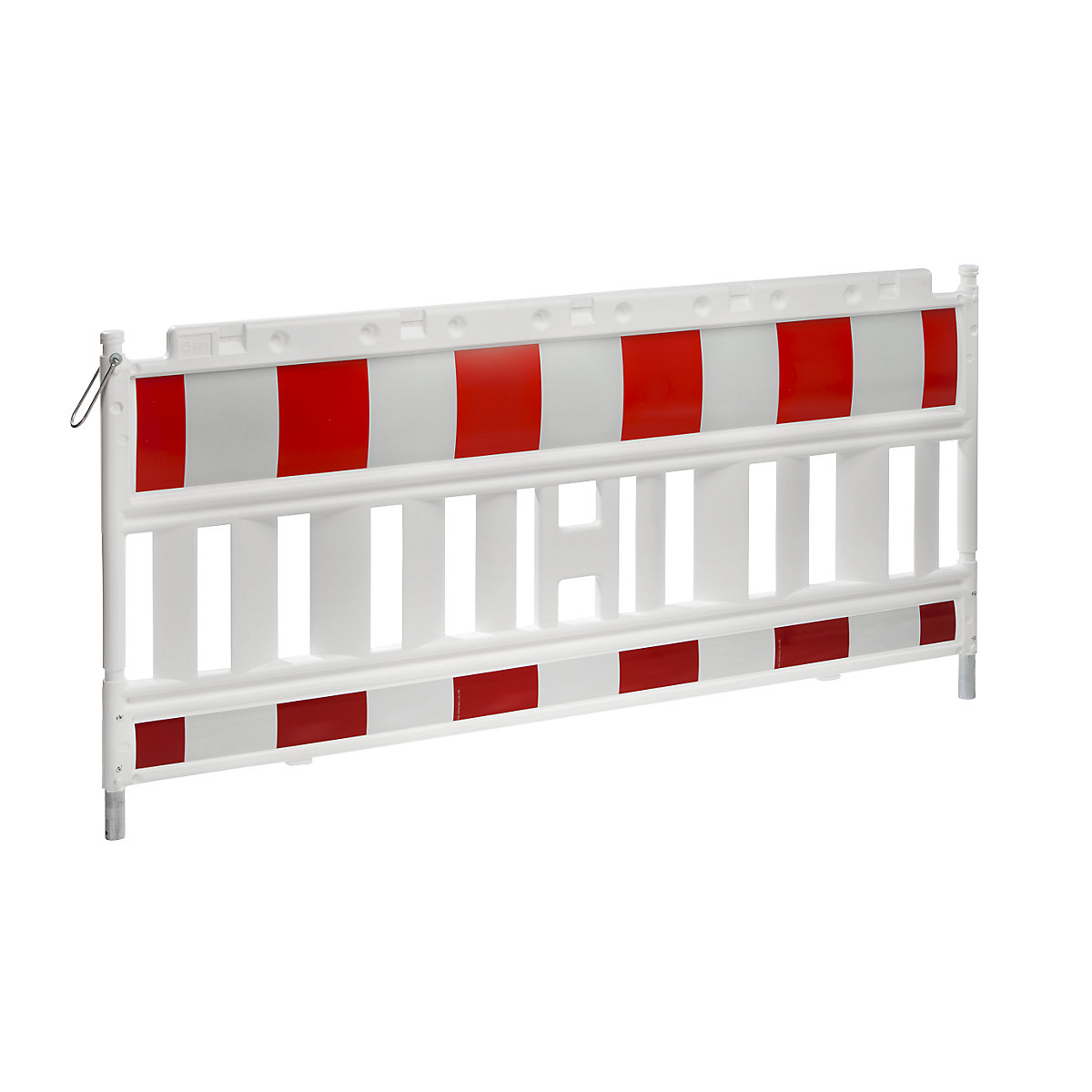 Barriera, plastica con strisce rifrangenti, bianco / rosso, a partire da 5 pezzi-2