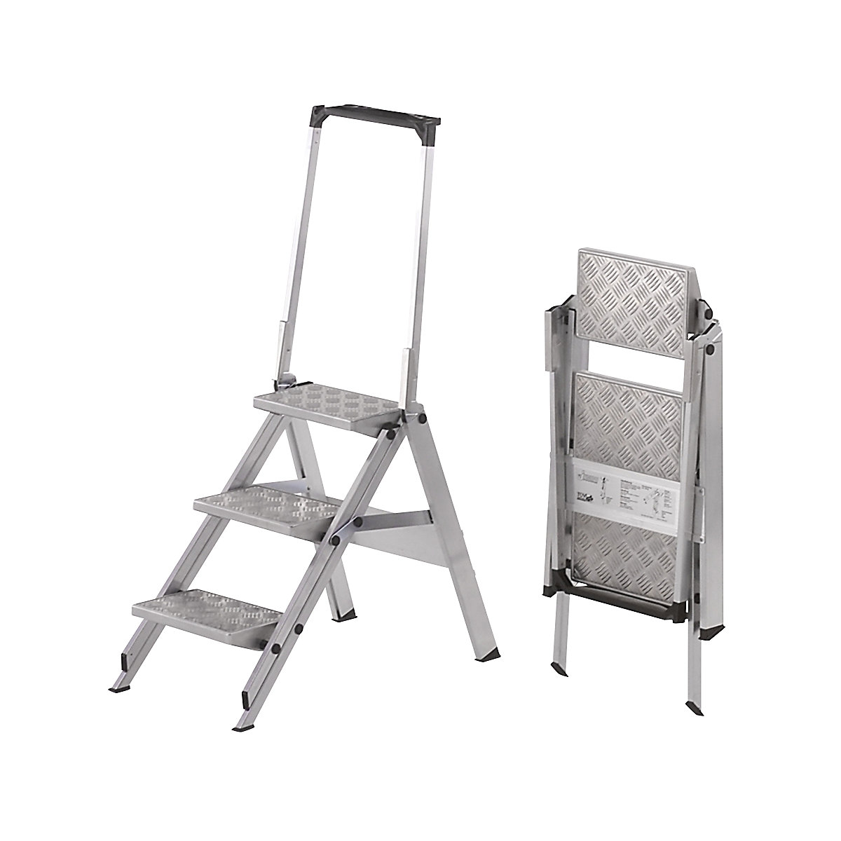 Scară rabatabilă din aluminiu