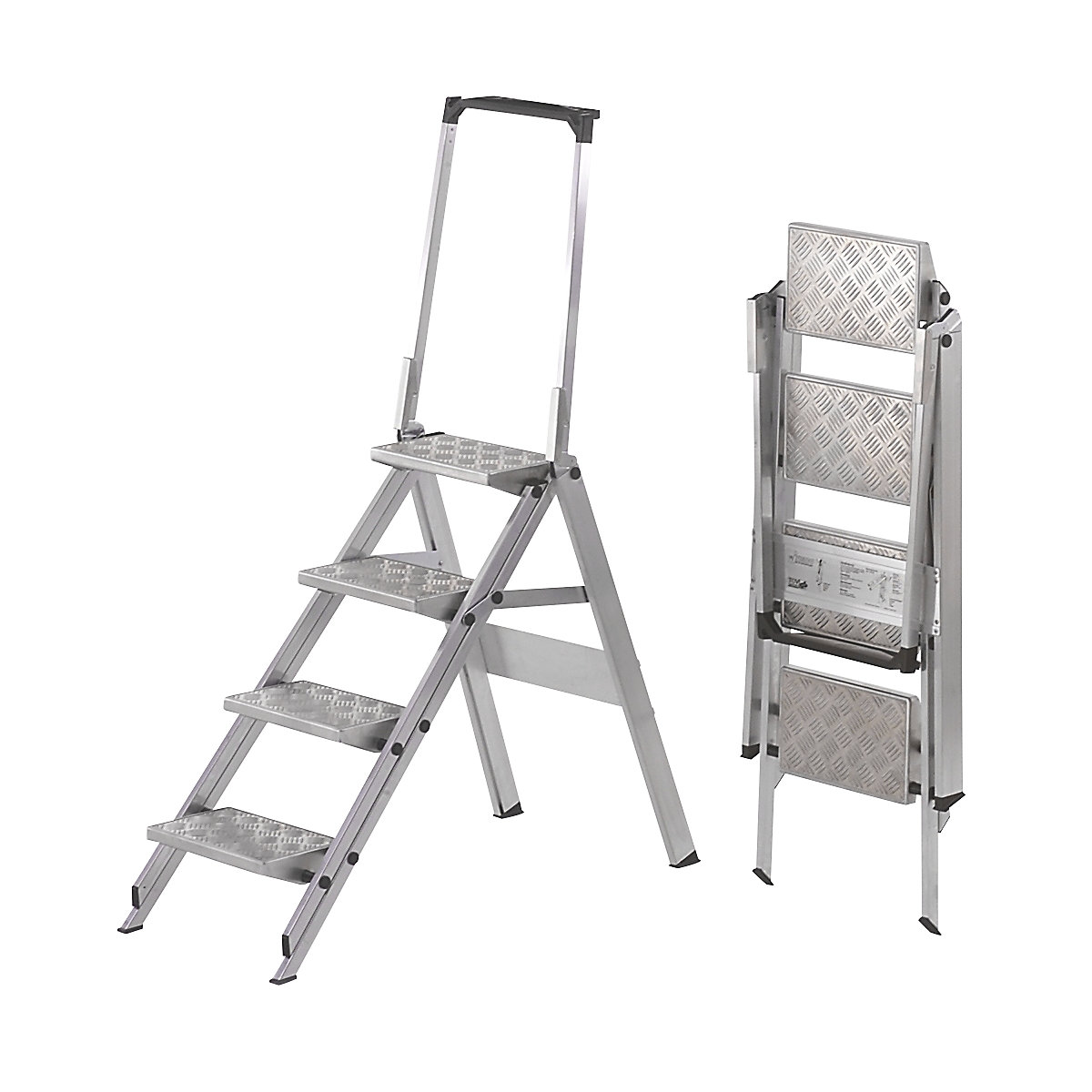 Scară rabatabilă din aluminiu