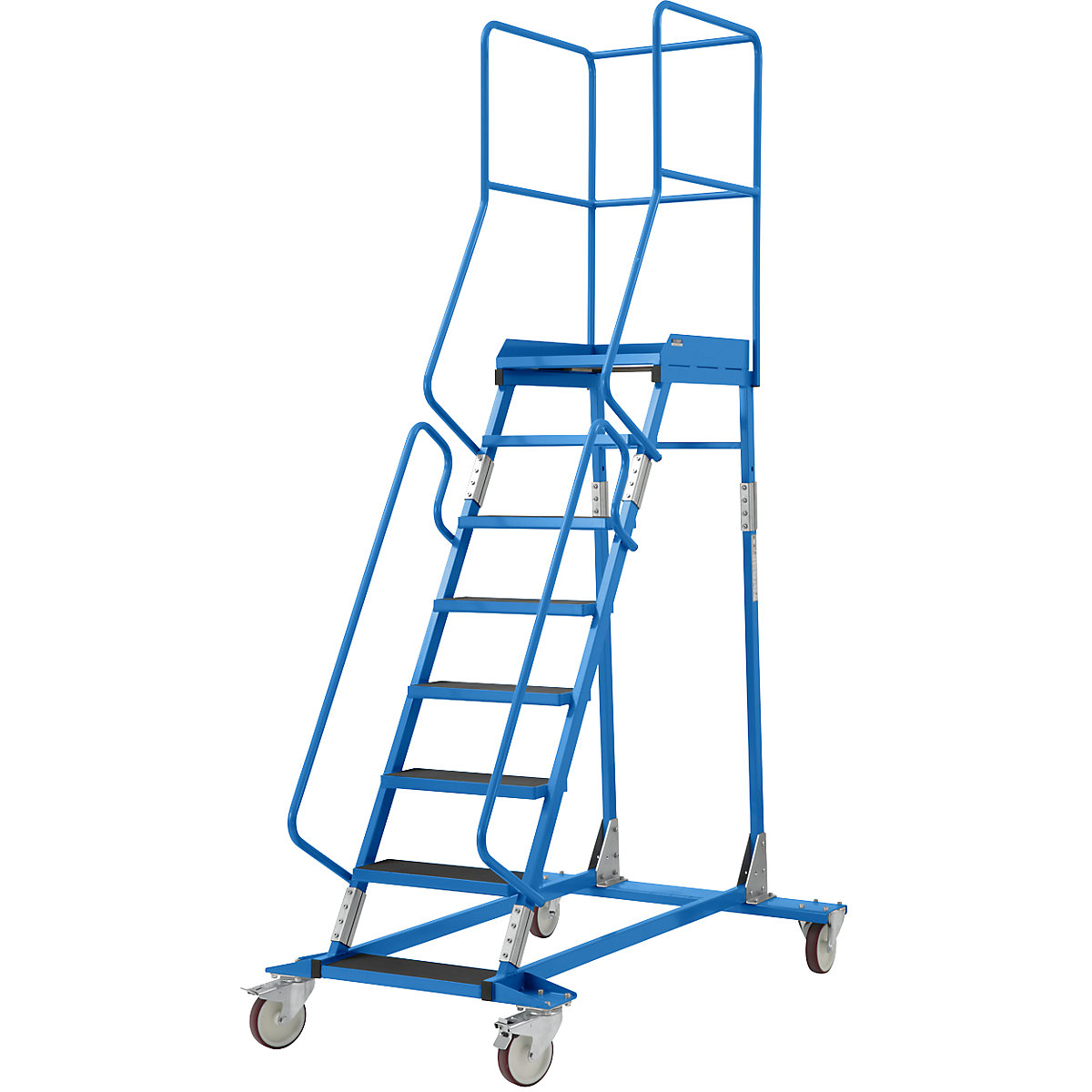 Scară mobilă cu podest – eurokraft pro (Imagine produs 2)-1