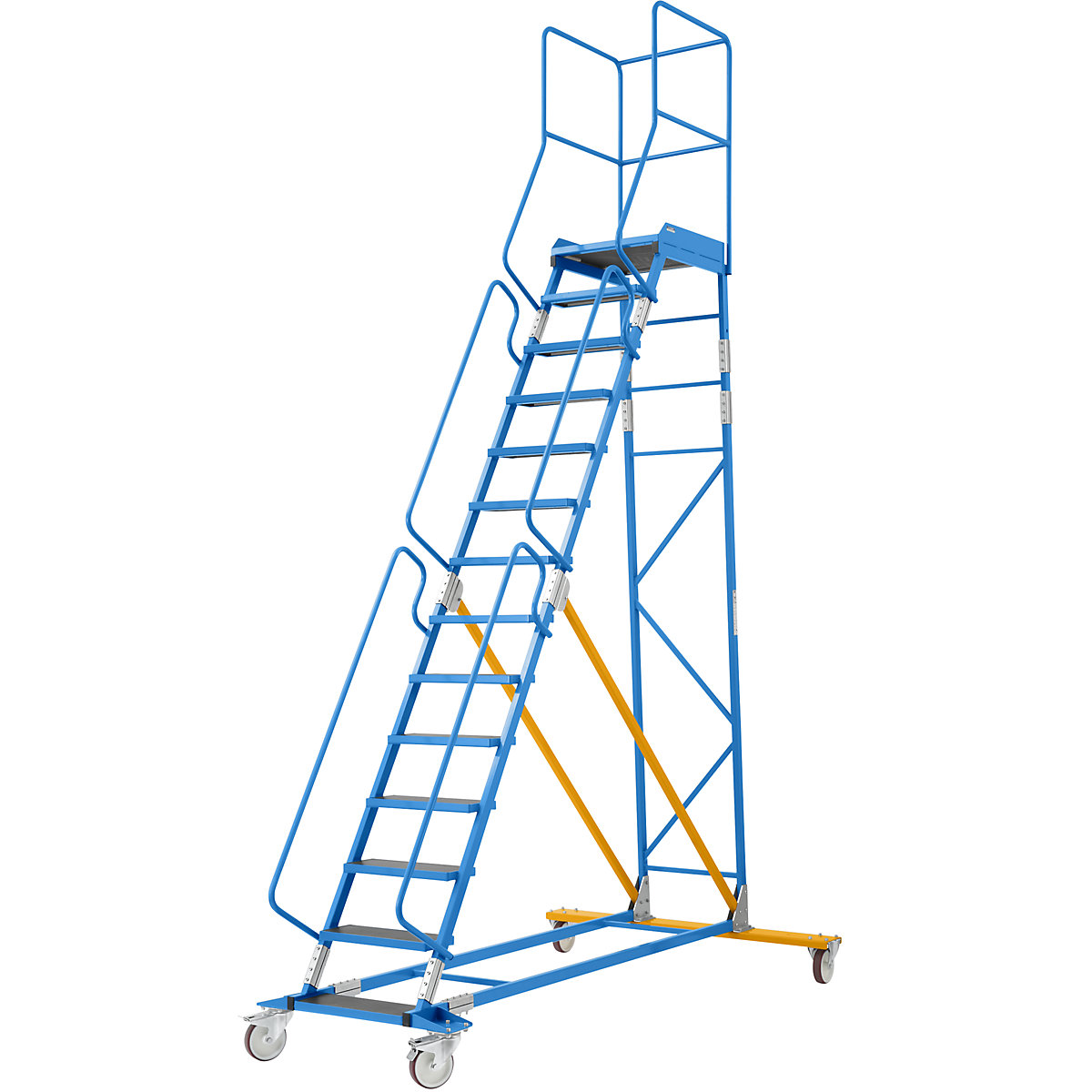 Scară mobilă cu podest – eurokraft pro (Imagine produs 2)-1