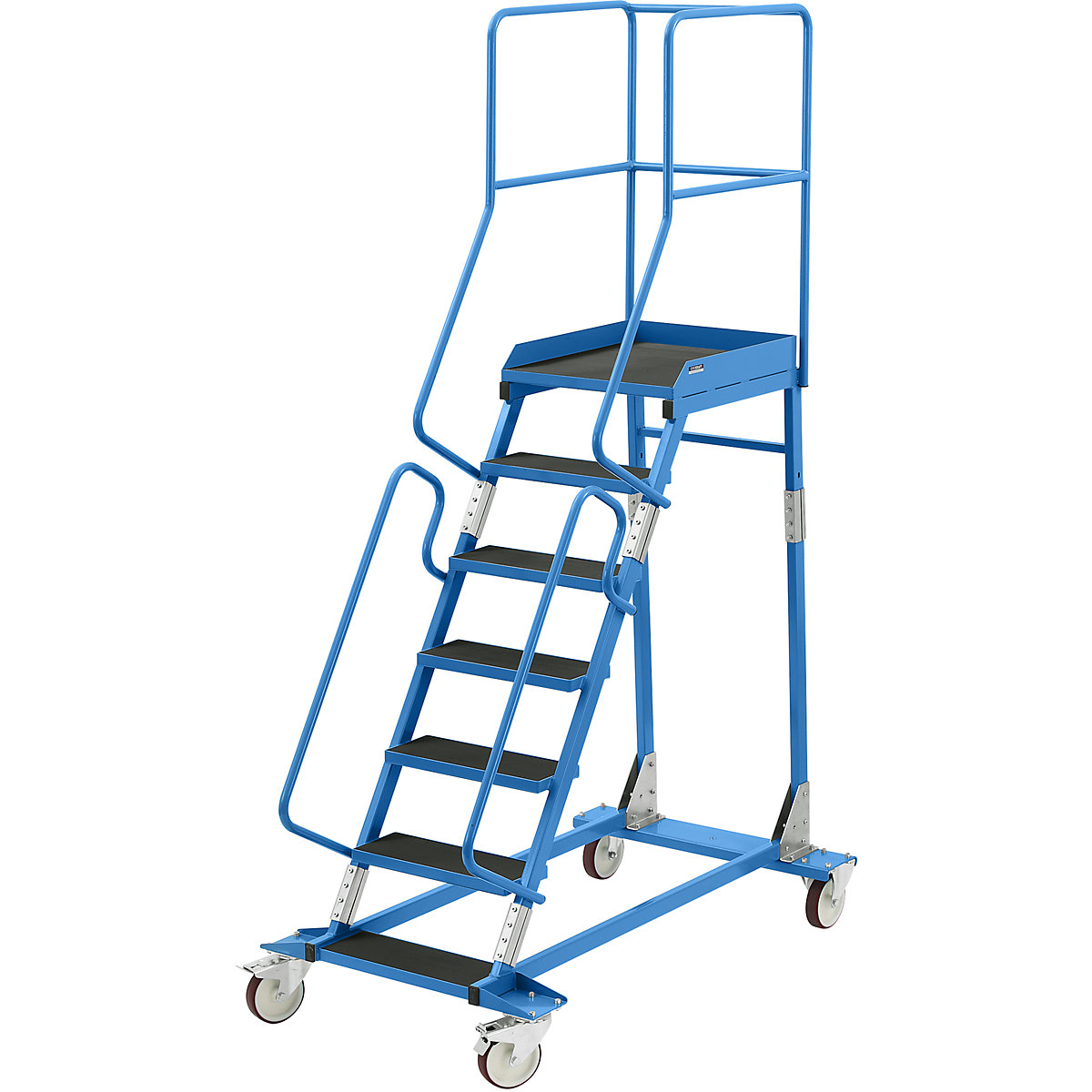 Scară mobilă cu podest – eurokraft pro (Imagine produs 2)-1