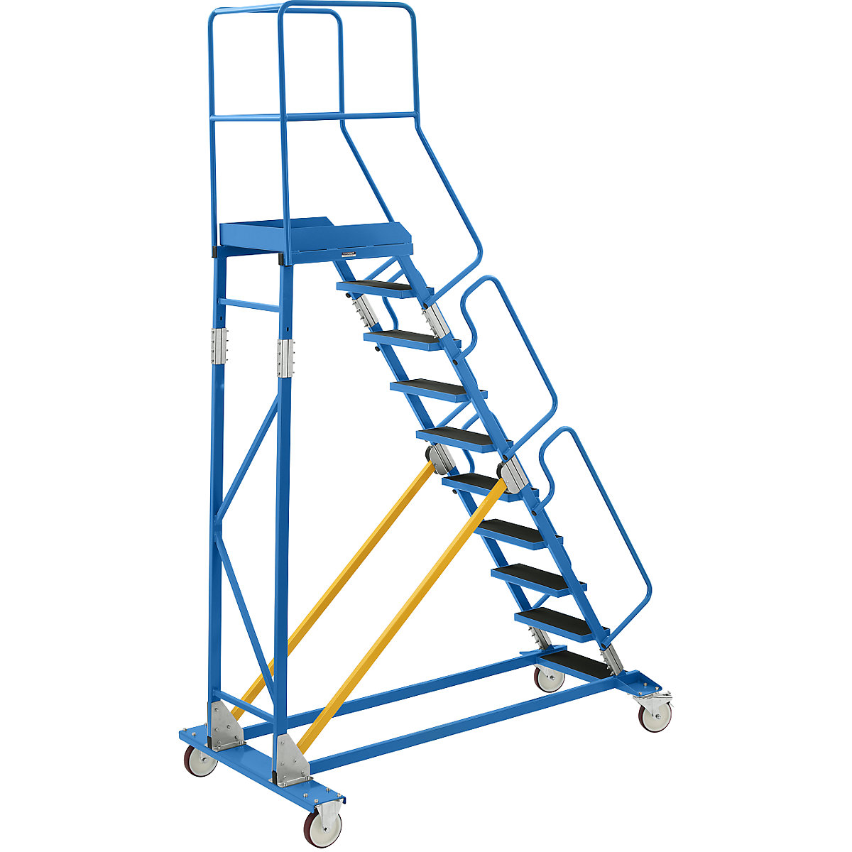 Scară mobilă cu podest – eurokraft pro (Imagine produs 4)-3