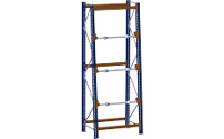 Scaffale per avvolgicavi, larghezza scomparti 1150 mm, scaffale portante, inclinato