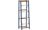 Scaffale per avvolgicavi, larghezza scomparti 1150 mm, scaffale portante, inclinato