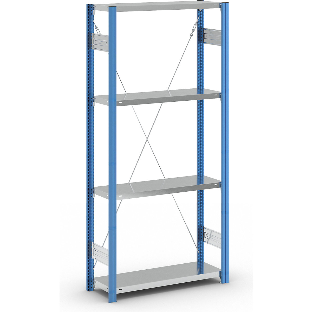 Scaffale a innesto a ripiani – eurokraft pro