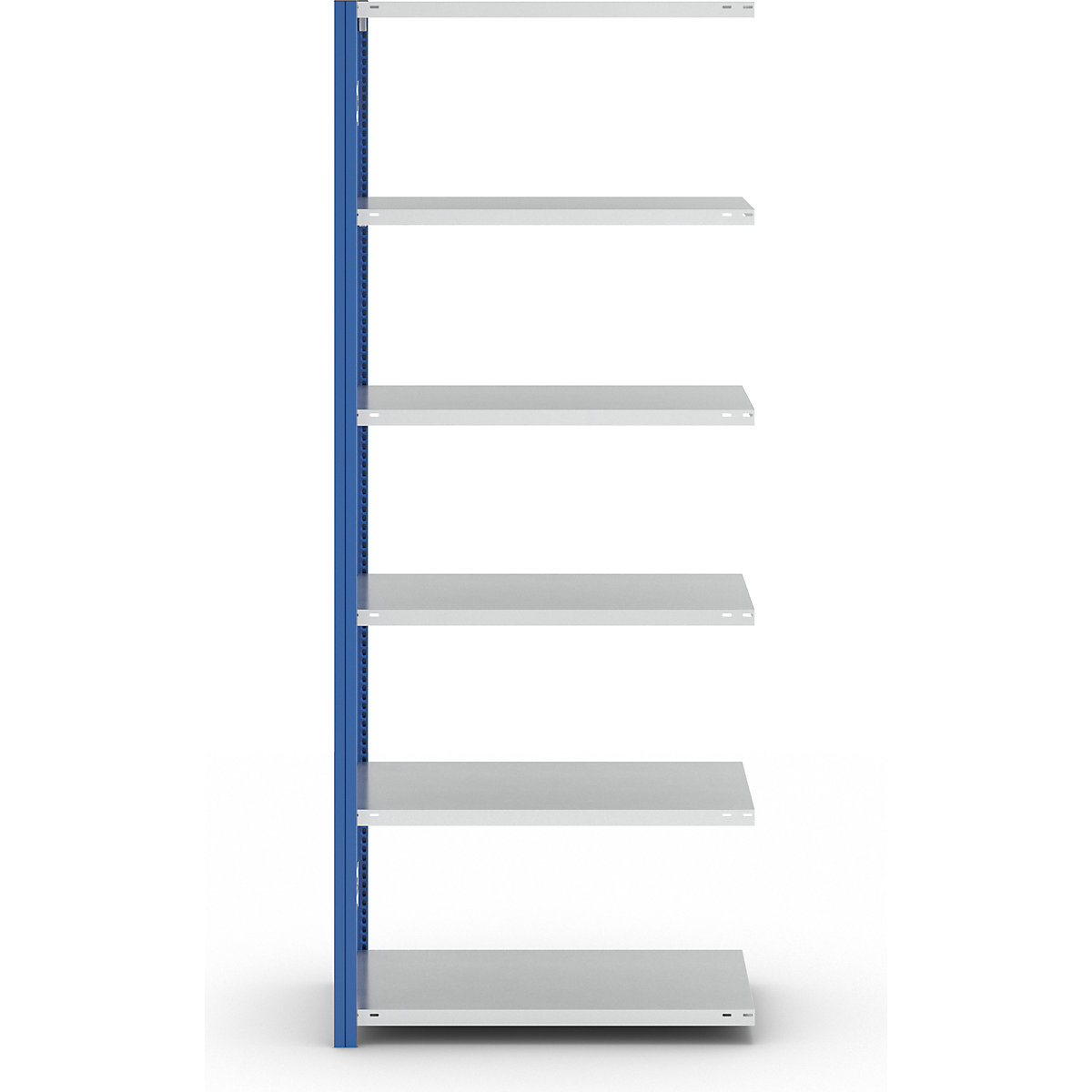 Scaffale a innesto per magazzino, montanti blu – eurokraft pro (Foto prodotto 6)-5