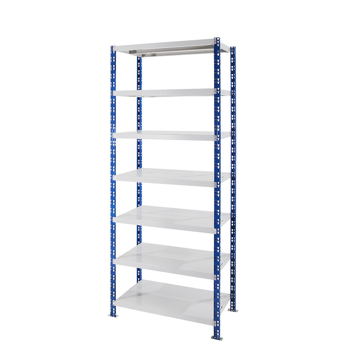 Scaffale a innesto universale, stabile – eurokraft basic (Foto prodotto 2)-1