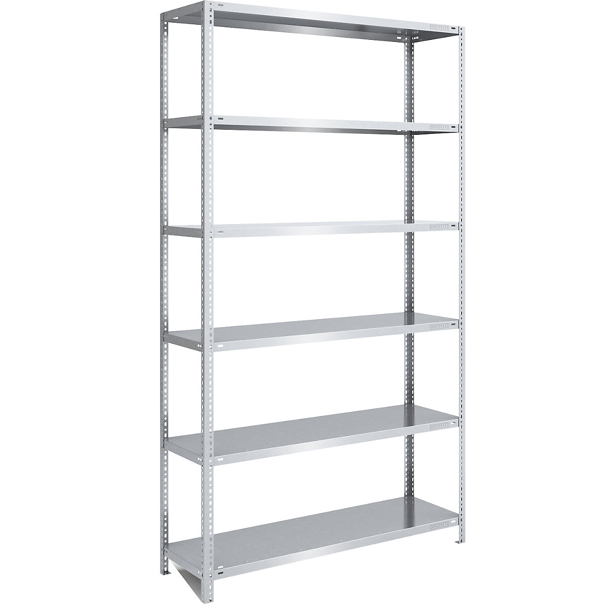 Scaffale a vite, struttura leggera, zincato – eurokraft pro