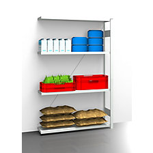 largh. x prof. 1225 x 385 mm, scaffale aggiuntivo