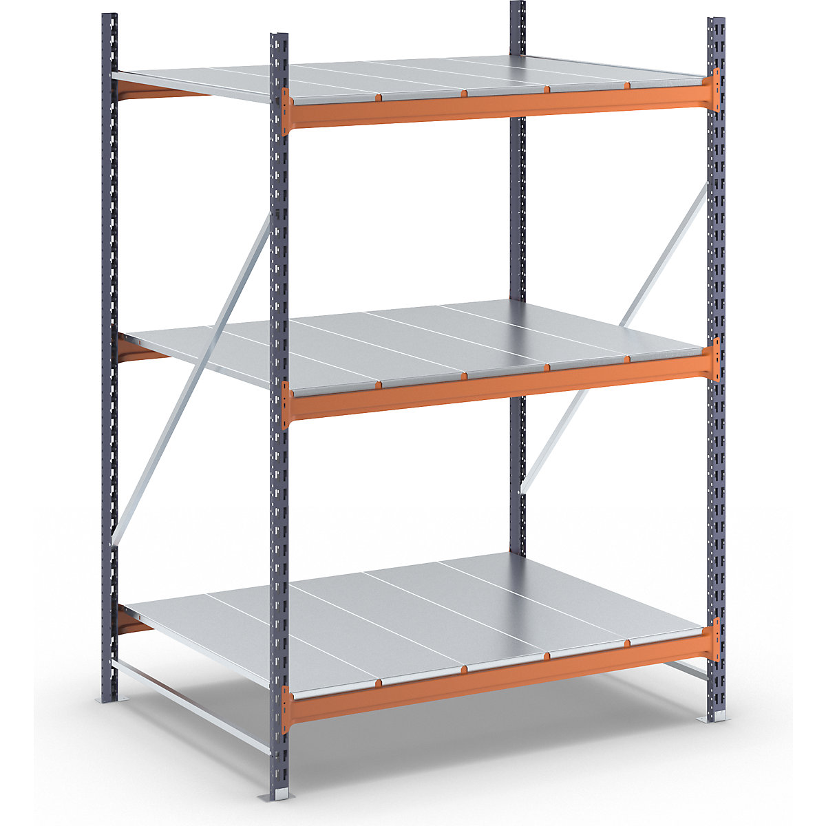 Scaffale a ripiani lunghi