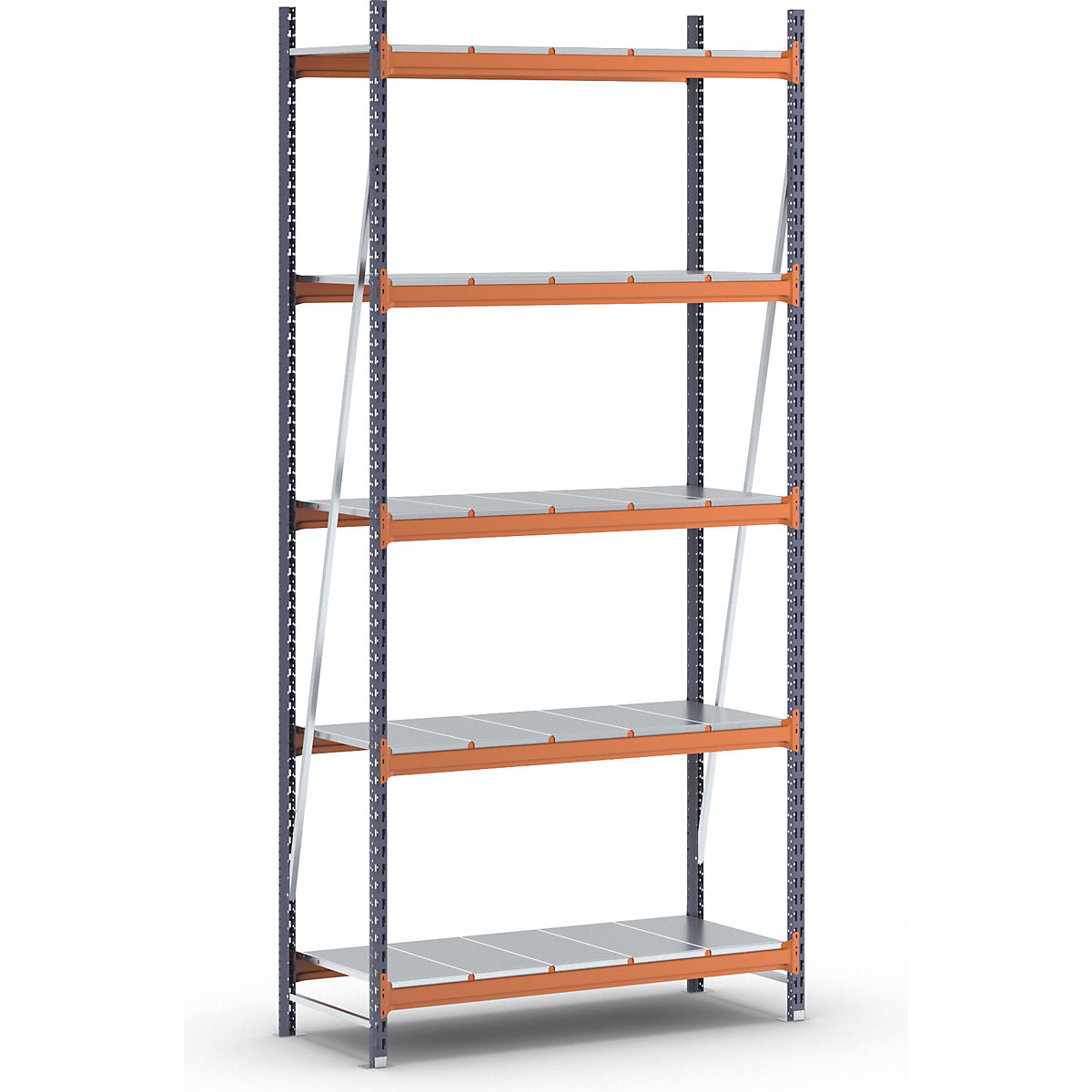 Scaffale a ripiani lunghi